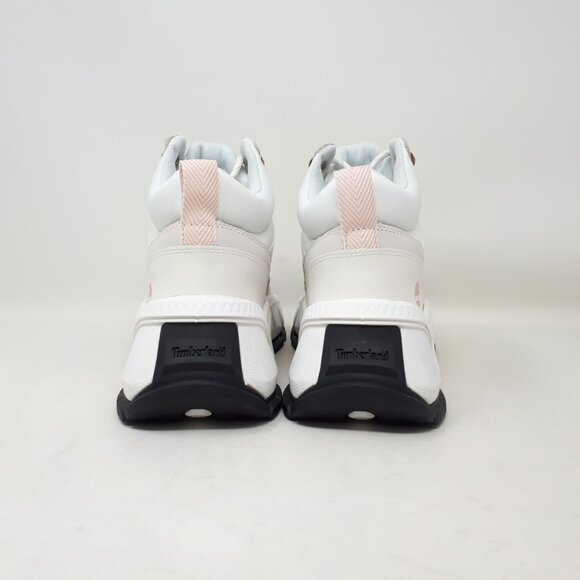 Timberland TBL Turbo Mid Hiker Hiking Boot Shoe White Suede Womens Size 9 US NEW - Picture 6 of 12